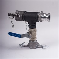 T-koppling 32-25-32 mm.Med avst,ventil