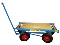 Flakvagn 700x1500mm Punkt.fria hjul